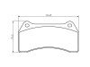 Front brake pad set C2C24018 Jaguar XJR X350 / S-Type R