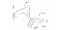 Front Wheel Arch Liner Jaguar XF