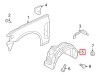 Front Wheel Arch Liner Jaguar XF