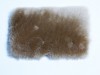 Sheepskin floor mats samples Cashew