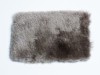 Sheepskin floor mats samples Taupe