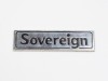 Sovereign Trunk Lid Badge BBC9877 Jaguar XJ40
