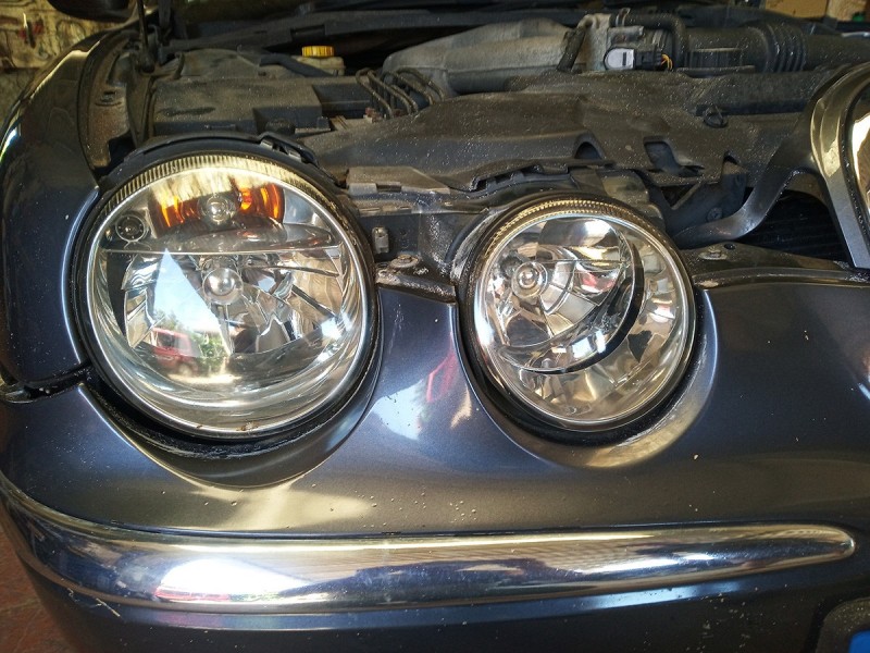 Headlamp Jaguar S-Type RHD