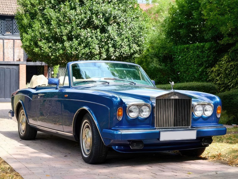 Tapis en laine d'agneau Rolls Royce Corniche